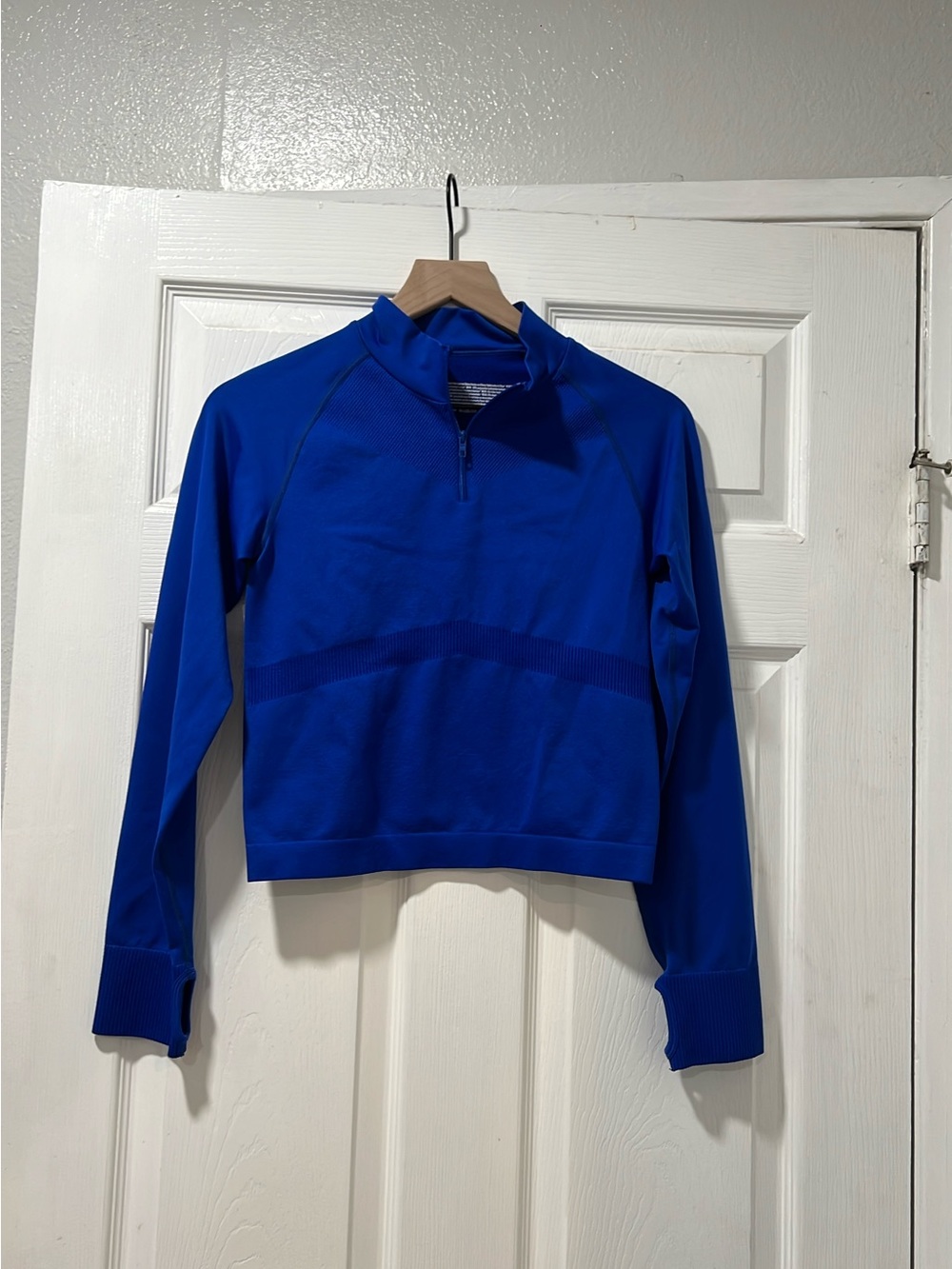 Active USA Royal Blue Quarter-Zip Performance Pullover